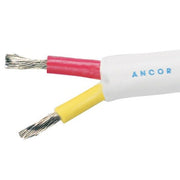 Ancor Tin Cable 2 Core 75m/250 White 16 AWG