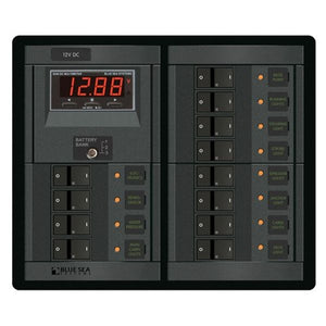 Blue Sea 360 DC Circuit Breaker Panel 12 Position + Multi - ChasNewensMarine