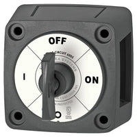 Blue Sea Mini Switch On/Off with Key 300A Black - ChasNewensMarine