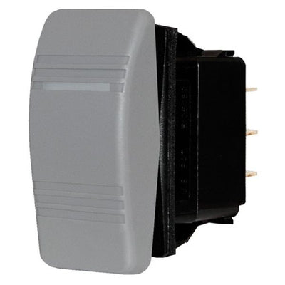 Blue Sea Contura Switch DPST Off/On Grey LED
