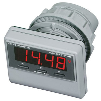 Blue Sea Digital Voltmeter DC with Alarm