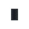 Blue Sea 6-Position IP66 Waterproof Vertical Panel Black