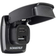 Scanstrut SC-USB-F1 Flip Pro Charger for USB-A and USB-C (12V / 24V)