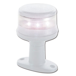 Trem All Round White LED Nav Light with Pedestal White