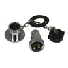 Trem Chrome 2 Pin Plug & Socket Max 3 Amp 38mm