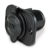 Marinco Sealink Deluxe Socket 12V Black - ChasNewensMarine