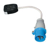 AG Conversion Lead 13A Socket-Site Plug (Male) Packaged