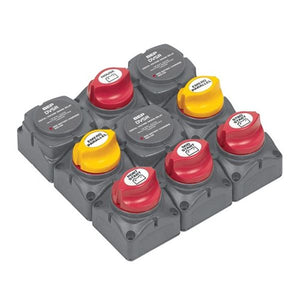 BEP Battery Distribution Cluster Triple Outboard 4 Batteries