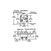 BEP Panel Mount Thermal Circuit Breaker 60A