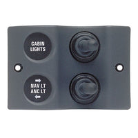 BEP Waterproof Switch Panel Micro 1x 2-Way 1x 3-Way