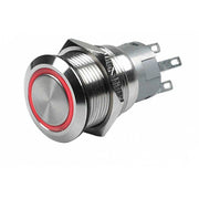 CZone Push Button Switch Momentary (ON)OFF with Red LED