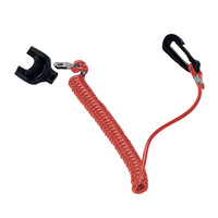 Kill Switch Key with Coil Lanyard, various outboards, by Lalizas