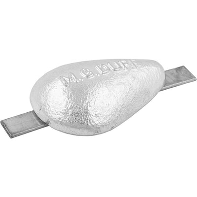 MG Duff ZD76 Pear Shaped Zinc Hull Anode for Salt Waters (1.0kg)  812001
