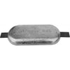 MG Duff ZD73 Straight Zinc Hull Anode for Salt Waters (10.0kg / Weld)  812005