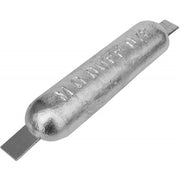 MG Duff ZD78 Straight Zinc Hull Anode for Salt Waters (4.5kg, Weld On)  812006