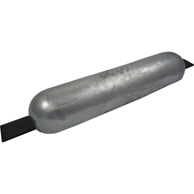 MG Duff ZD72 Straight Zinc Hull Anode for Salt Waters (14.0kg / Weld)  812008
