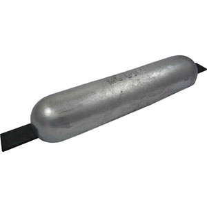 MG Duff ZD72 Straight Zinc Hull Anode for Salt Waters (14.0kg / Weld)  812008 - ChasNewensMarine