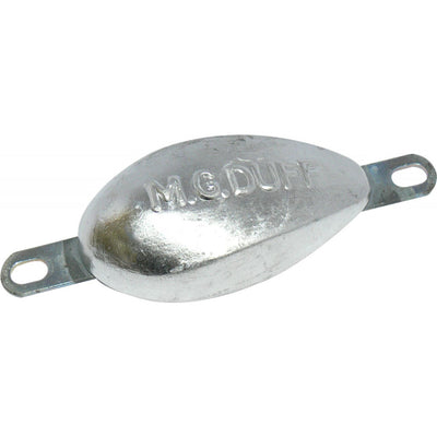 MG Duff AD77 Pear Shaped Aluminium Hull Anode (Salt / Brackish, 1.0kg)  812302