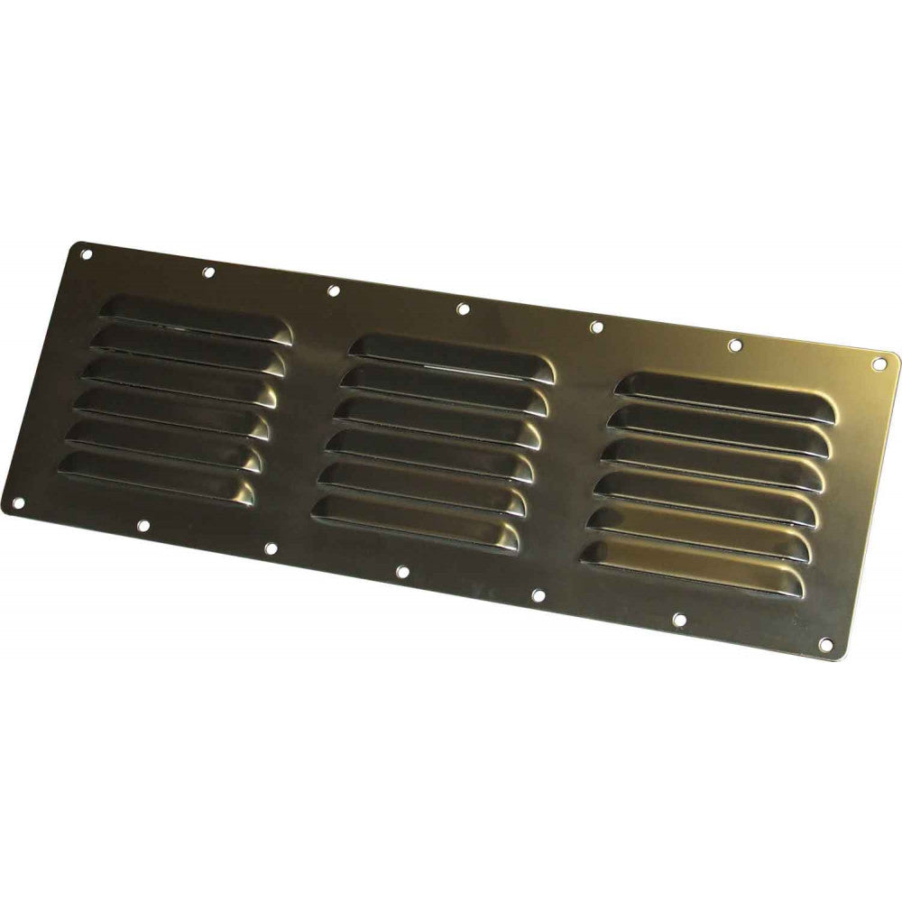 4Dek Stainless Steel Louvered Air Vent (340mm x 116mm)  813587 - ChasNewensMarine