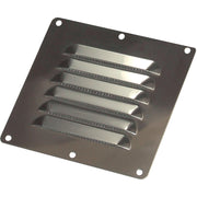 4Dek Stainless Steel Louvered Air Vent with Fly screen (127mm x 115mm)  813591