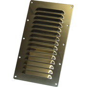 4Dek Stainless Steel Louvered Air Vent with Fly screen (127mm x 232mm)  813594