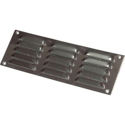 4Dek Stainless Steel Louvered Air Vent with Fly screen (229mm x 76mm)  813596