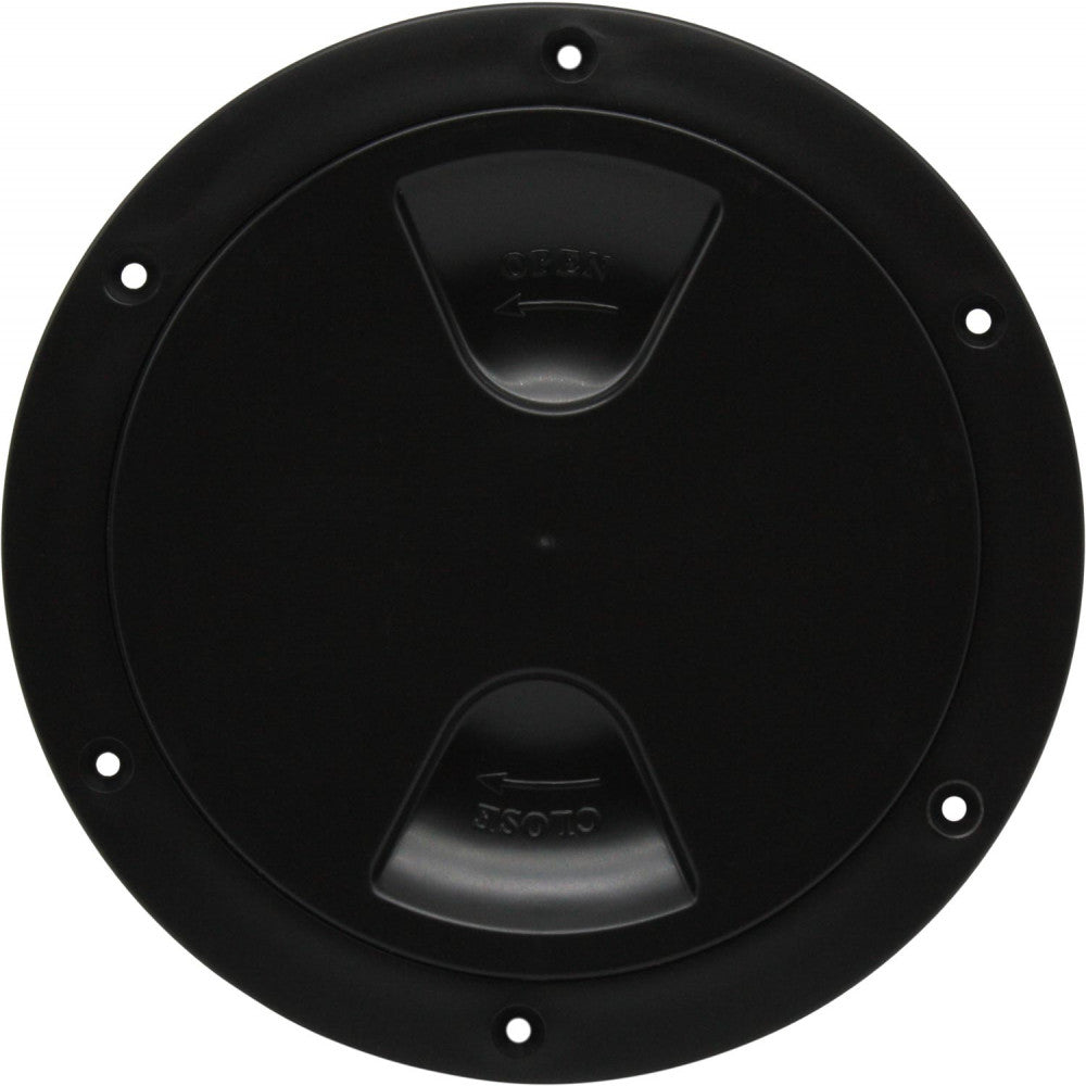 4Dek Plastic Watertight Inspection Cover (Black / 152mm Opening)  814226 - ChasNewensMarine