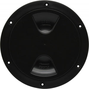 4Dek Plastic Watertight Inspection Cover (Black / 152mm Opening)  814226 - ChasNewensMarine