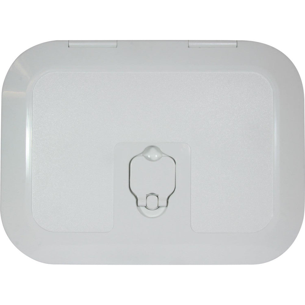 4Dek White Plastic Flush Inspection Hatch (295mm x 198mm)  814301 - ChasNewensMarine