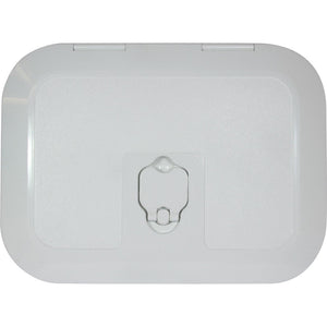 4Dek White Plastic Flush Inspection Hatch (295mm x 198mm)  814301 - ChasNewensMarine