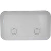 4Dek White Plastic Flush Inspection Hatch (513mm x 265mm)  814302 - ChasNewensMarine