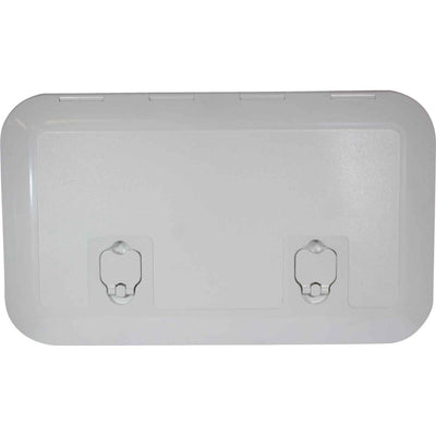 4Dek White Plastic Flush Inspection Hatch (513mm x 265mm)  814302 - ChasNewensMarine