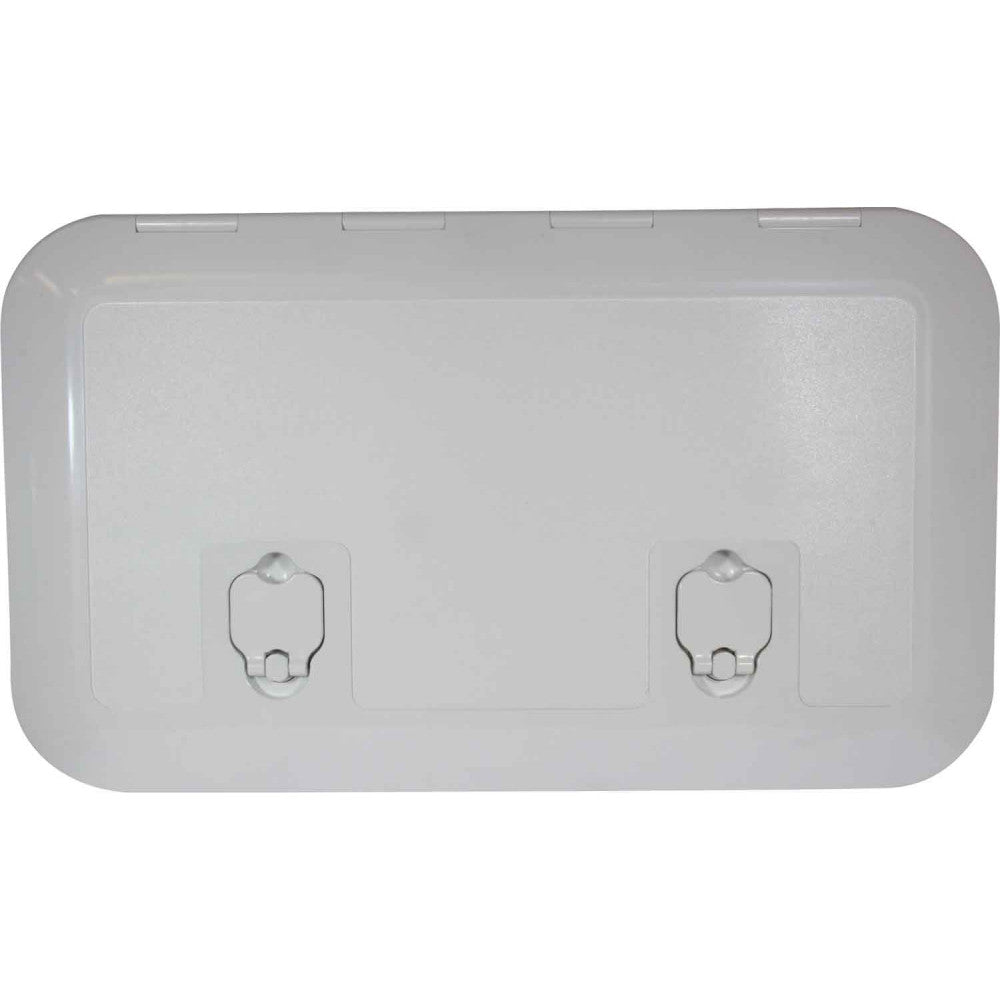 4Dek White Plastic Flush Inspection Hatch (513mm x 265mm)  814302 - ChasNewensMarine
