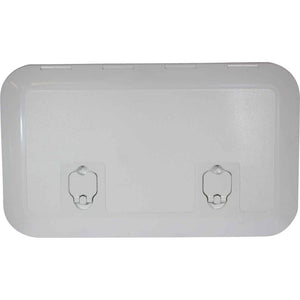 4Dek White Plastic Flush Inspection Hatch (513mm x 265mm)  814302 - ChasNewensMarine