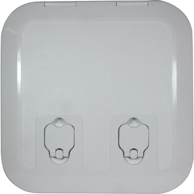 4Dek White Plastic Flush Inspection Hatch (285mm x 285mm)  814303 - ChasNewensMarine