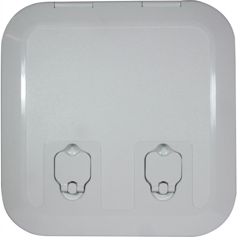 4Dek White Plastic Flush Inspection Hatch (285mm x 285mm)  814303 - ChasNewensMarine
