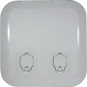 4Dek White Plastic Flush Inspection Hatch (285mm x 285mm)  814303 - ChasNewensMarine