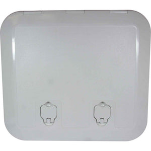 4Dek White Plastic Flush Inspection Hatch (430mm x 375mm)  814304 - ChasNewensMarine