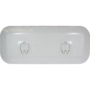 4Dek White Plastic Flush Inspection Hatch (515mm x 165mm)  814305 - ChasNewensMarine