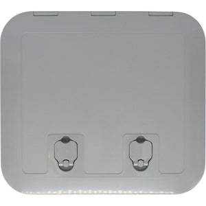 4Dek Grey Plastic Inspection Hatch (430mm x 375mm)  814344 - ChasNewensMarine