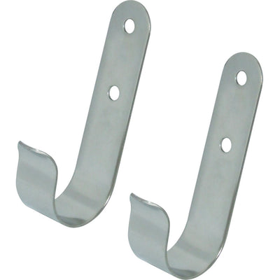 4Dek Stainless Steel Hooks (22mm-32mm Diameter Poles / Per Pair)  831020 - ChasNewensMarine