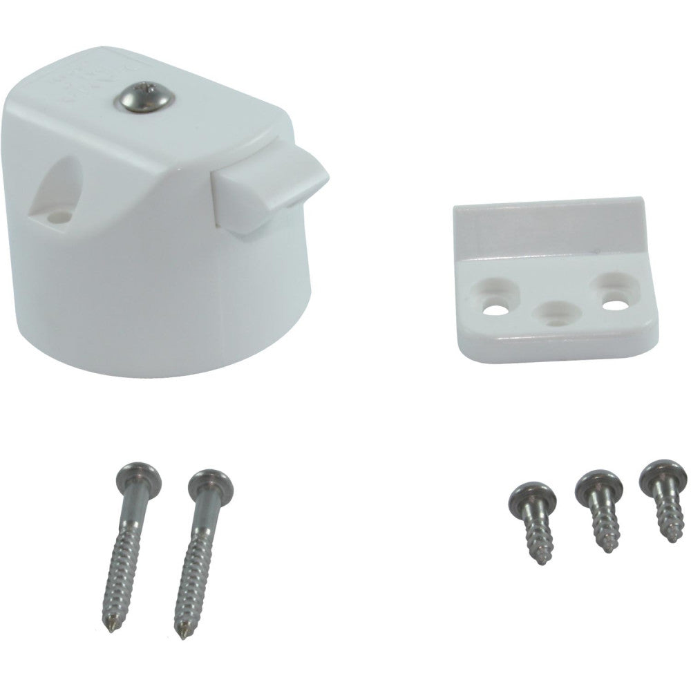 4Dek Knob Lock for Cabinet Doors & Drawers (White)  831077