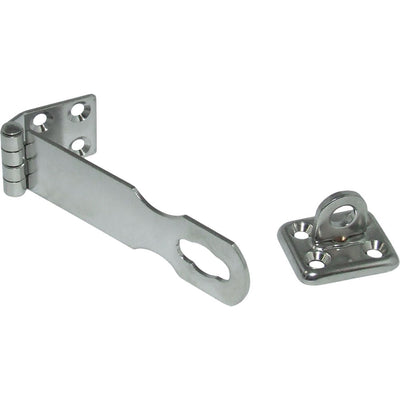 4Dek Stainless Steel Lockable Folding Swivel Latch (91mm x 32mm)  831087 - ChasNewensMarine