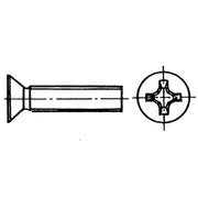 Cross slotted countersunk head screw AISI 316 DIN 965 by Lalizas