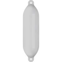 Dan-Fender White Light Duty Fender for < 10' Boats (93mm OD x 355mm)  895001 - ChasNewensMarine