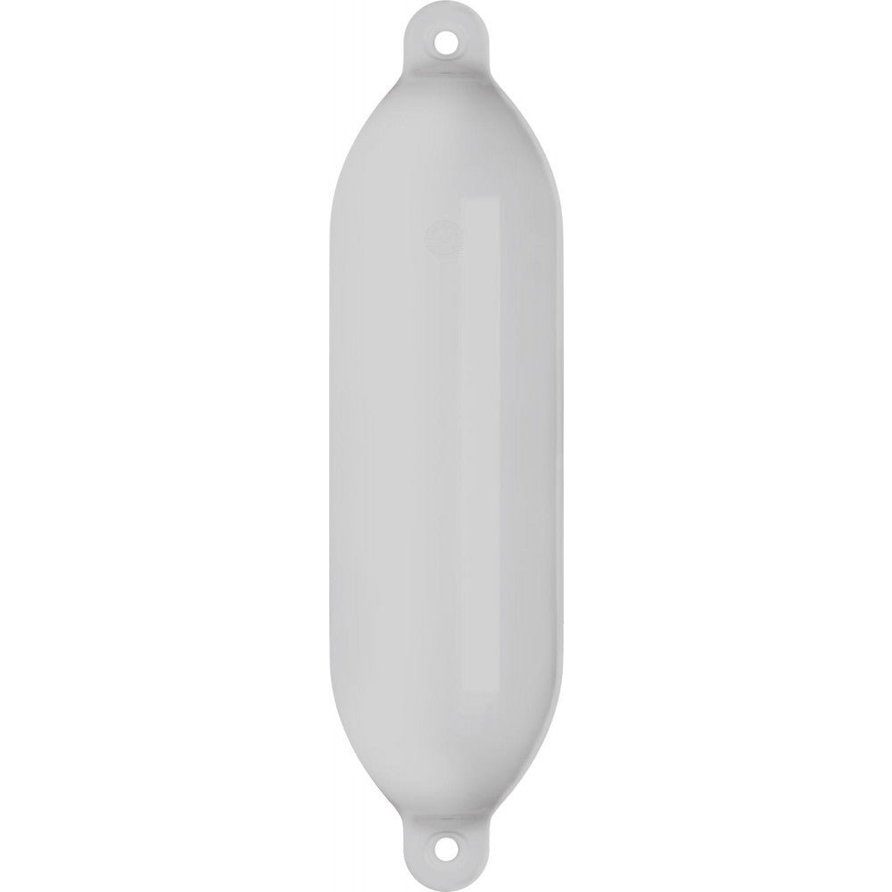 Dan-Fender White Light Duty Fender for < 10' Boats (93mm OD x 355mm)  895001 - ChasNewensMarine