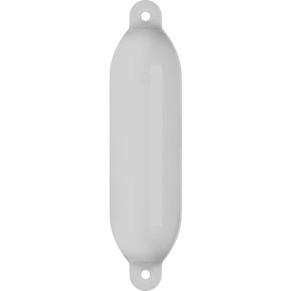Dan-Fender White Light Duty Fender for 11-16' Boats (110mm OD x 460mm)  895002 - ChasNewensMarine