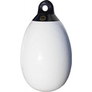 Dan-Fender White Single Eye Fender for 11-23' Boats (170mm OD x 310mm)  895007 - ChasNewensMarine