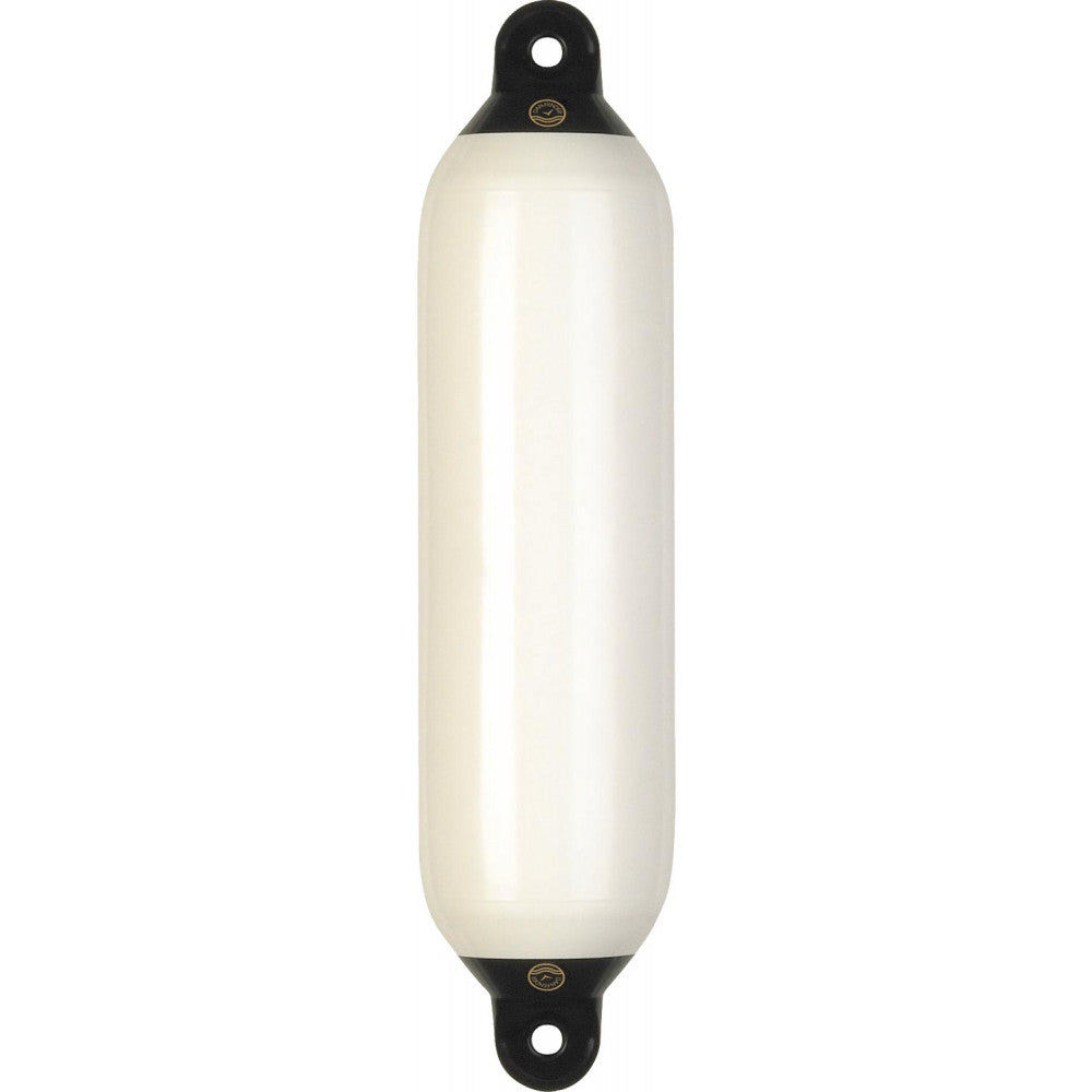 Dan-Fender White Cylindrical Fender for 17-23' Boats (150mm x 645mm)  895012 - ChasNewensMarine
