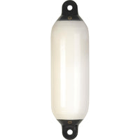 Dan-Fender White Cylindrical Fender for 24-45' Boats (200mm x 1055mm)  895015 - ChasNewensMarine